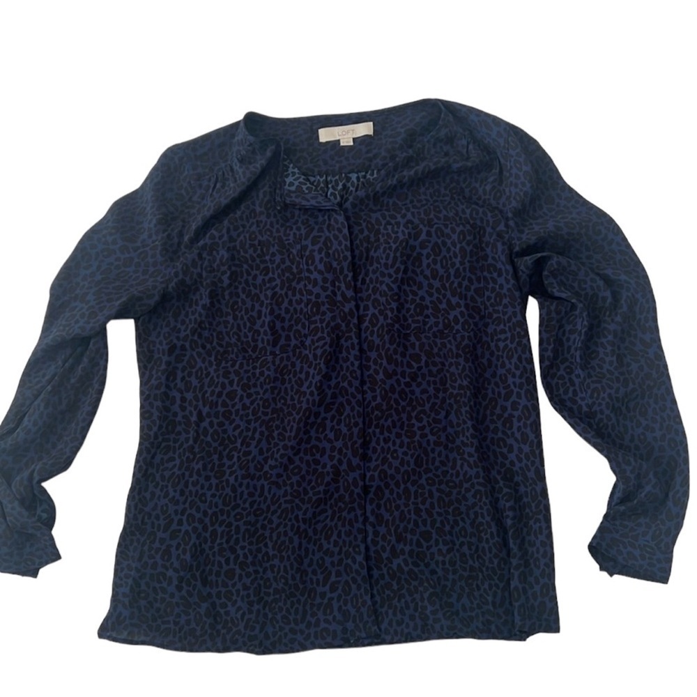 Loft Royal and Black‎ Animal Print - M